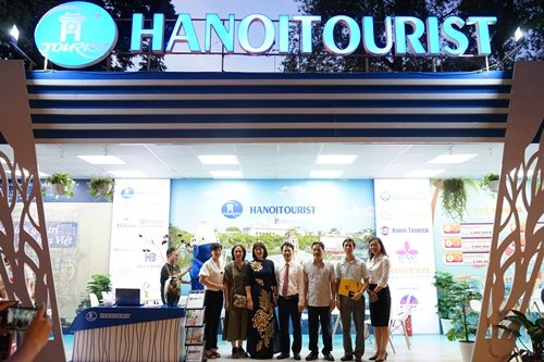 Gian hàng của Hanoitourist tại Hội chợ năm 2020